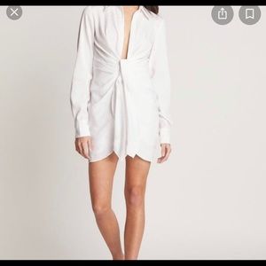 Choosy white shirt dress medium